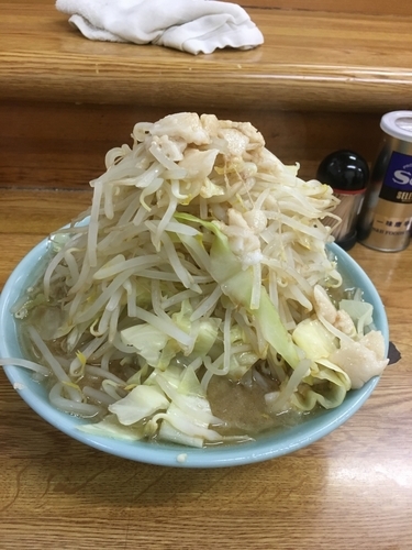「ラーメン(野菜、脂、からめ　650￥)」@ラーメン そらの写真