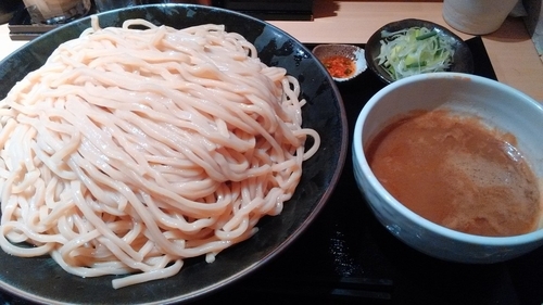 「素つけ麺（男盛り）」@つけ麺 道の写真