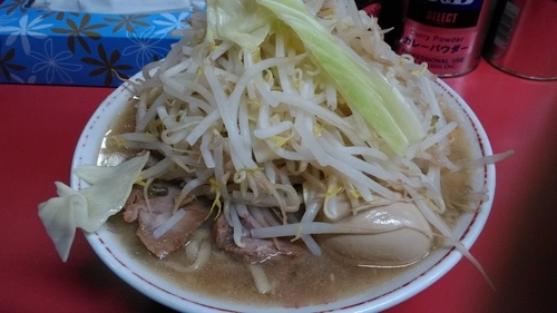 「大ラーメン（太麺）」@ラーメン 麺徳 東陽町店の写真