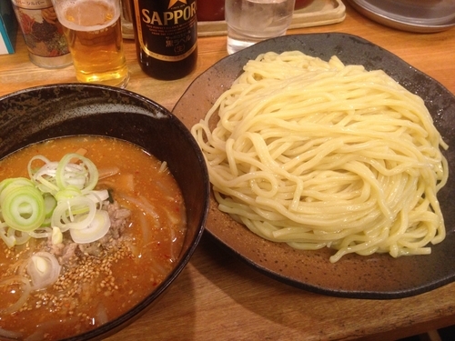 「味噌つけ麺（特盛）」@つけ麺屋 やすべえ 新宿店の写真