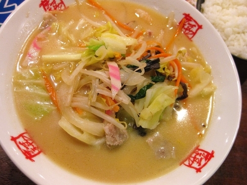 「ちゃんぽんめん￥780」@おおぎやラーメン 館林店の写真