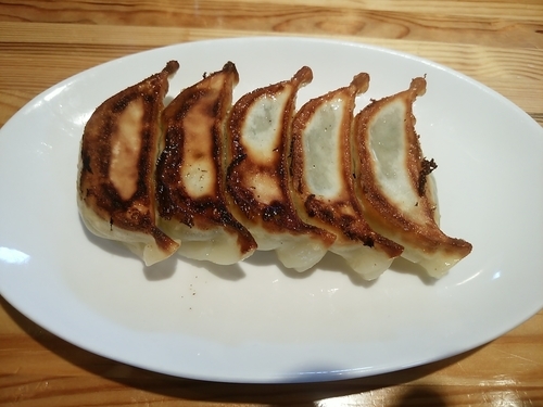「【かじべえ手作りギョーザ(5個)340円】→0円」@旭川らーめん かじべえの写真