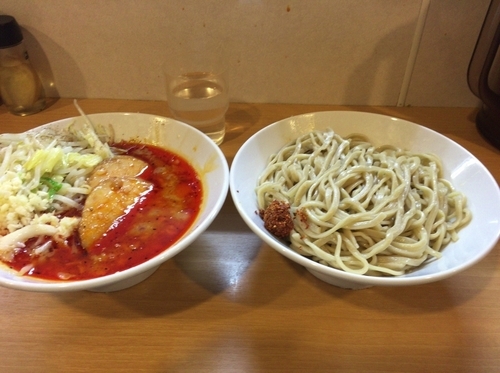 「辛麺 つけ麺バージョン 900円」@豚星。の写真