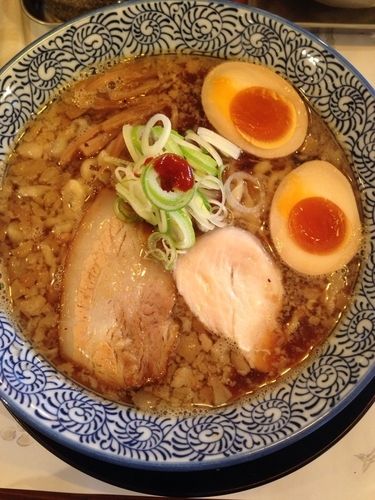 「背脂のこく煮干しらーめん 味玉 830円」@千葉房総 麺のマルタイの写真