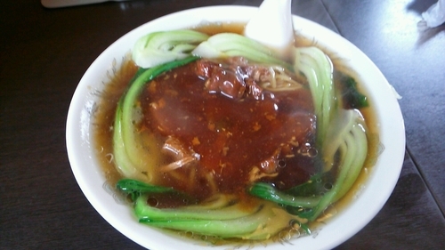 「大排麺　1,000円」@中国家庭料理 異風園の写真