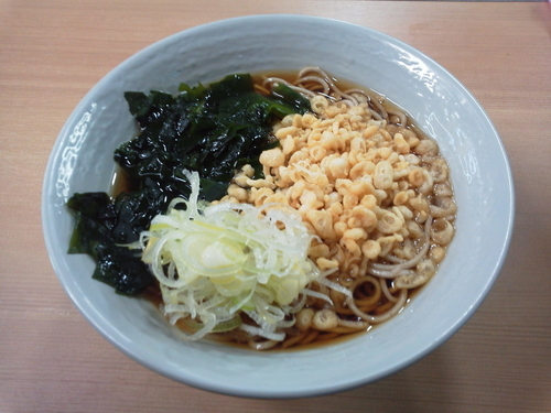 「たぬきそば」@大江戸そば 日暮里11・12号店の写真