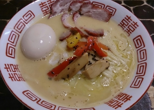 「【限定】濃厚雲丹蕎麦」@特級鶏蕎麦 龍介の写真