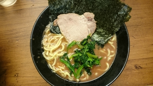 「ラーメン￥700(ライスサービス)」@横浜家系らーめん 武道家 吉祥寺店の写真
