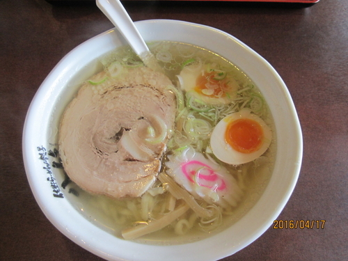 「佐野味玉らーめん塩７００円」@佐野らーめん餃子 八竹の写真