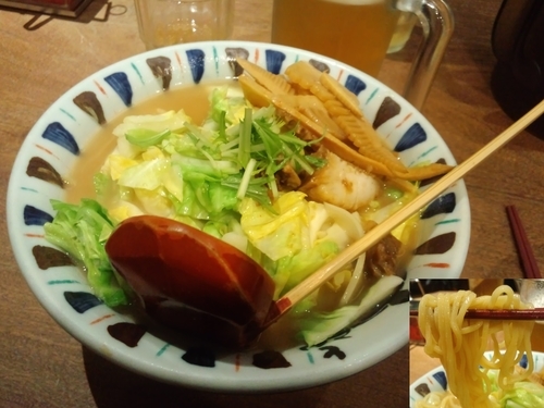 「（限定）本春キャベツ麺筍増し918円」@とんこつらーめん七志 上大岡店の写真