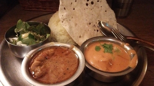 「2種のカレーランチ 1000円」@エリックサウスの写真