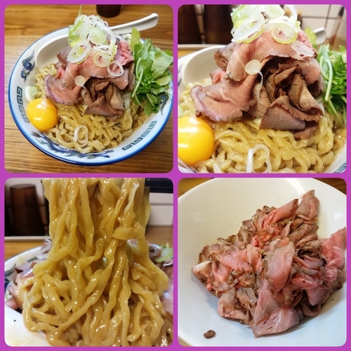 「【気まぐれ限定】ローストビーフの油そば」@くじら食堂の写真