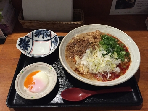 「広島流汁なし担々麺　中盛り（300ｇ）　辛さ２」@広島流つけ麺 からまるの写真