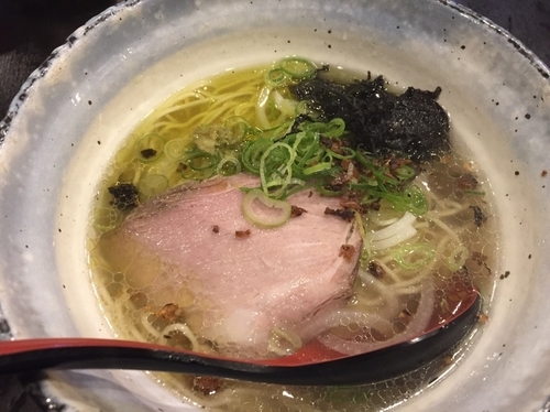 「帆立とキノコの潮ラーメン」@麺場voyageの写真