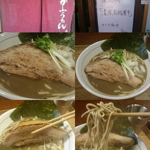 「限定　烏賊煮干らーめん」@がふうあんの写真