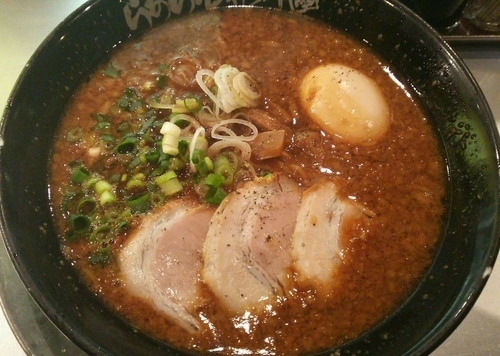 「[期間限定]黒武者　740円」@らあめん花月嵐 松戸西口店の写真