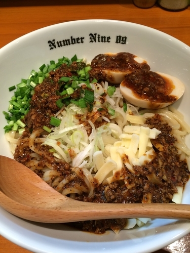 「油そばBlack」@麺Dining Number Nine 09の写真