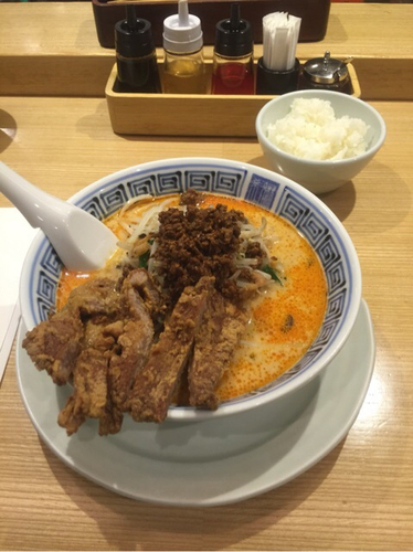 「排骨担々麺」@希須林 赤坂店の写真