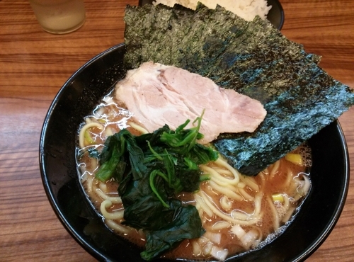 「ラーメン並  海苔増し  ライス」@横浜家系らーめん 二代目 武道家の写真