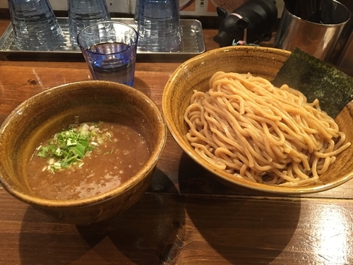 「ベジポタつけ麺(胚芽麺、中盛) 800円」@ベジポタつけ麺 えん寺の写真