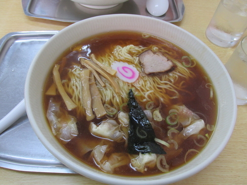 「ワンタン麺　「918円」」@一ノ割大勝軒の写真