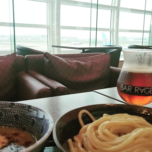 「つけ麺（900円）」@六厘舎 羽田空港店の写真