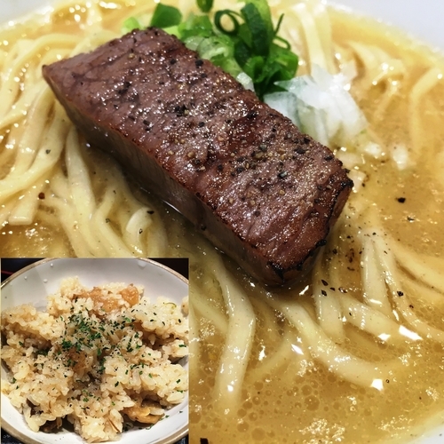 「【限定】松坂ラーメンセット」@麺や 蒼 AOIの写真