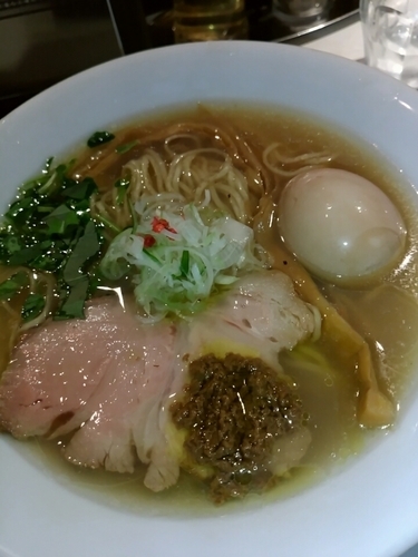 「味玉塩そば950円」@SOBAHOUSE金色不如帰の写真