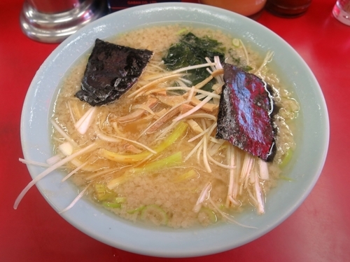 「ネギラーメン ６５０円 ※しょうゆ・麺硬め・アブラ多め」@もっちゃんラーメンの写真