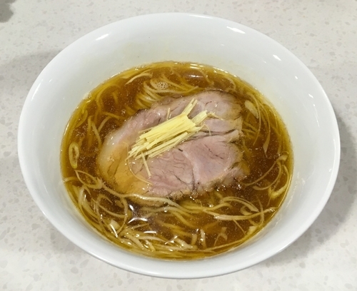 「和風出汁の白醤油そば【限定】850円」@ラーメン星印の写真