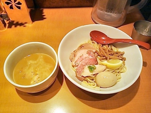 「鶏白湯特製つけ麺」@麺屋 翔 品川店の写真