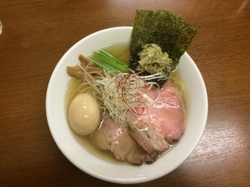「特製魚介鶏だし塩らぁめん」@麺処 有彩の写真