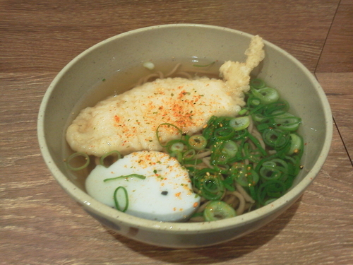 「ふく天そば」@味一の写真