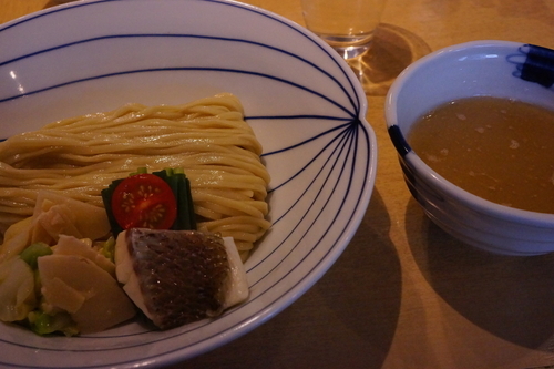 「鯛白湯つけそば（限定）＋プチライス」@饗 くろ㐂の写真