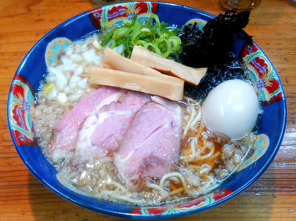 特製背脂煮干し中華そば大盛り