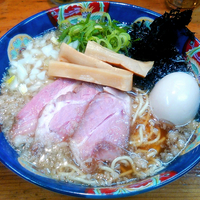 特製背脂煮干し中華そば大盛り