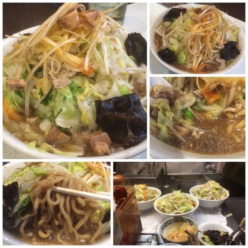 「背脂入り醤油たんめん＋ ピリ辛白髪ネギトッピング」@麺処 まるよし商店の写真