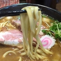 煮干豚骨太麺大盛り