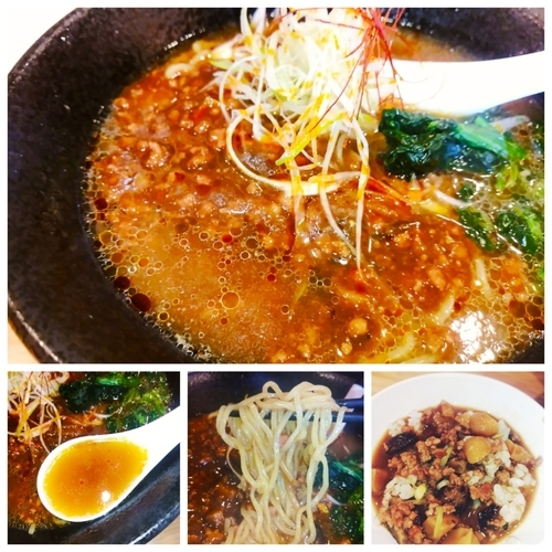 「【4月限定】旨辛ジャージャー麺」@らぁ麺屋 つなぎの写真