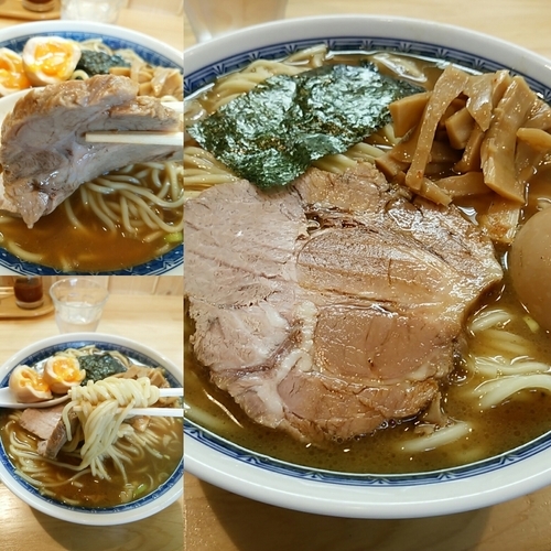 「ラーメン味玉中盛」@自家製中華そば としおかの写真