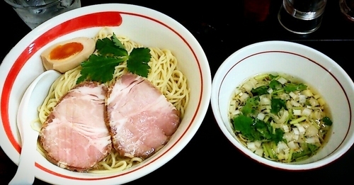 「限定 アゴ細つけめん」@自家製麺SHINの写真