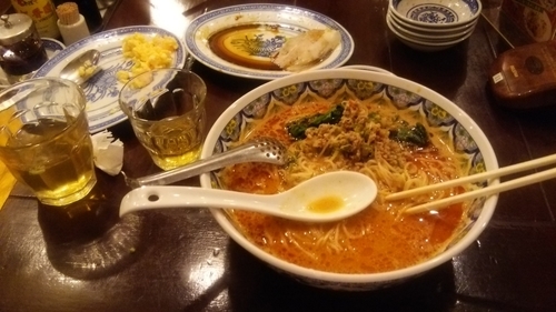 「担々麺」@中国ラーメン 揚州商人 赤坂店の写真