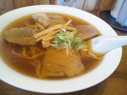 「チャーシューメン 750円」@かじかや手打らーめんの写真