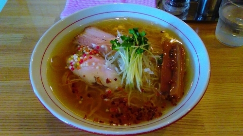 「地球の塩そば　大盛」@地球の中華そばの写真