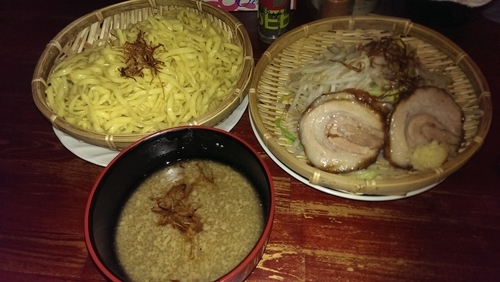 「つけ麺、大盛、平打麺」@豪徳寺ラーメン りらくしんの写真