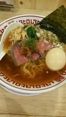 「煮干しのいいとこ牛とラーメン(限定)」@中華そば ムタヒロの写真