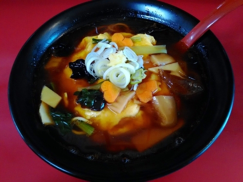 「玉子の日限定 天津麺」@和風らーめん はるやの写真