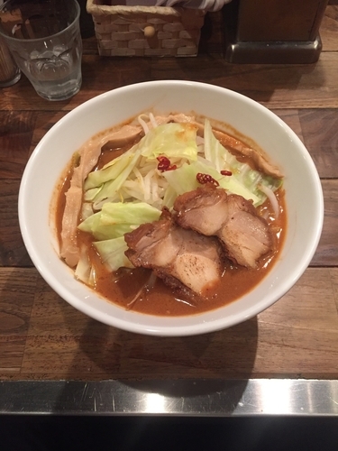 「海老味噌ラーメン  800円」@新宿 モモンガの写真