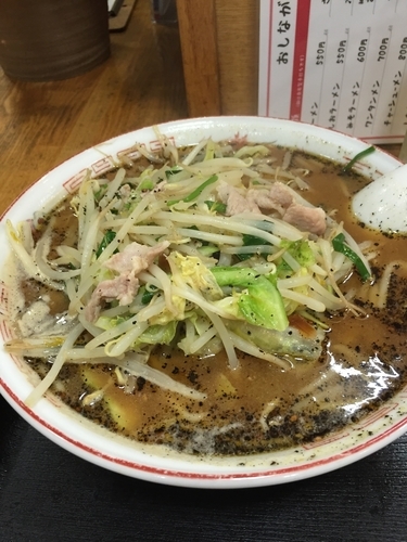 「からしタンメン 700円」@白河手打ラーメン かづ枝の写真