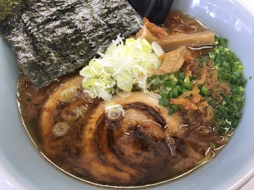 「【限定】海老ラーメン750円」@ラーメン 樂只の写真